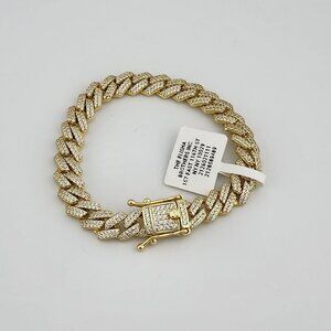 Sparkling 925 Sterling Silver Bracelet with Multi CZ Stones – Perfect Gift